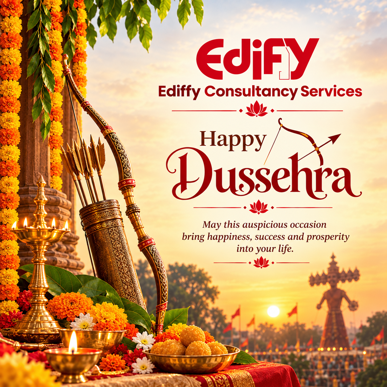 Happy Durga Puja - Ediffy Consultancy Services